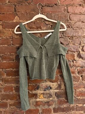 Zara green sweater